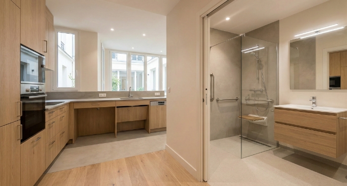 amenagement cuisine salle de bain