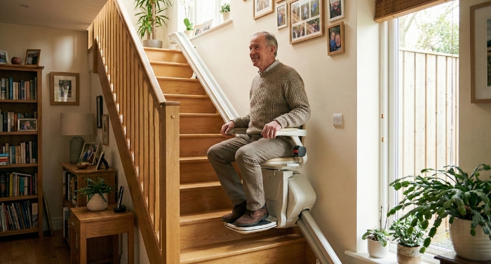 installation monte escalier logement